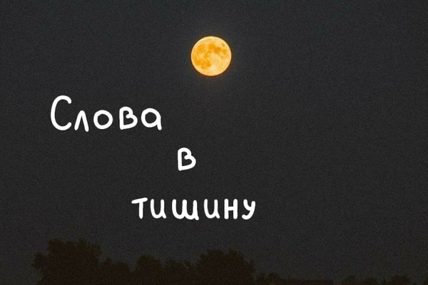 Слова в тишину