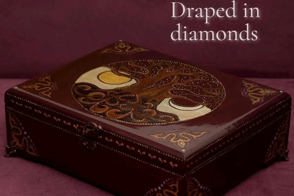 Draped in diamonds