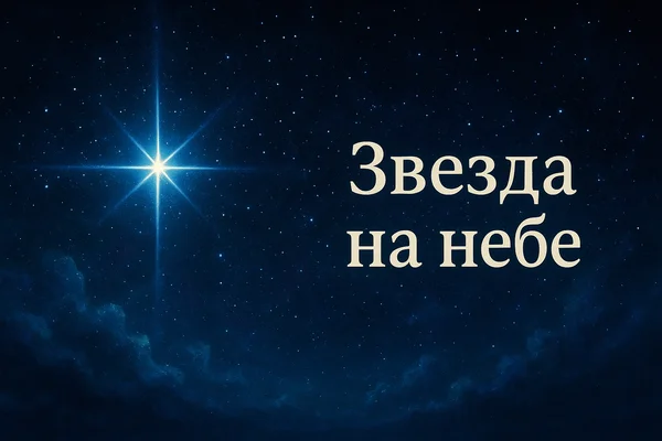 Звезда на небе