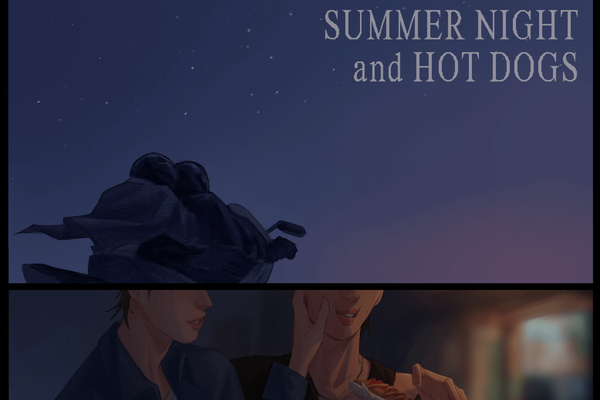 summer night and hot dogs