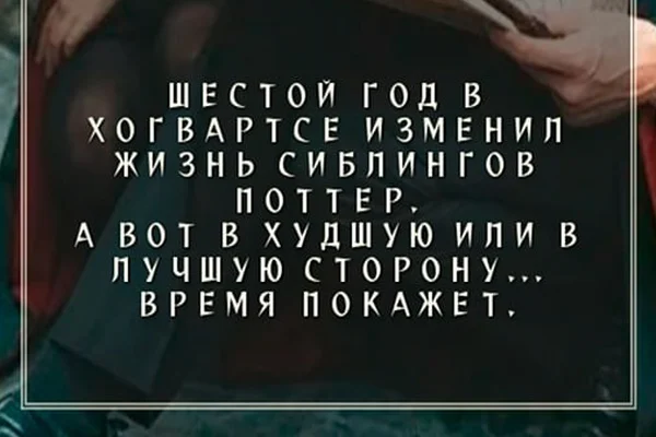 До и после. История Поттеров