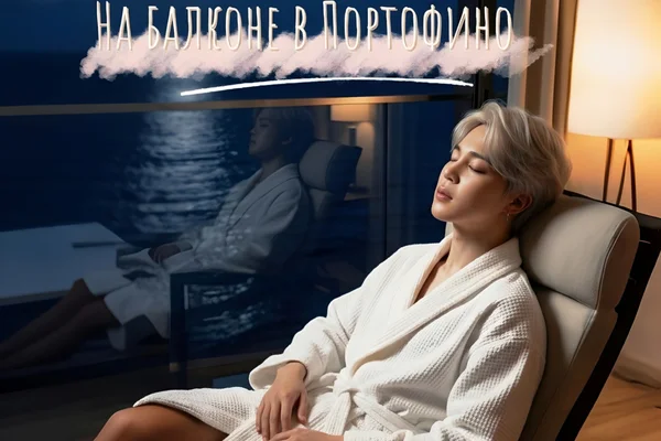 На балконе в Портофино