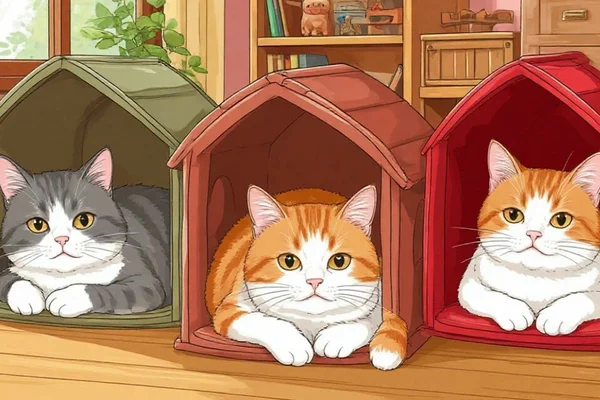 Кошачьи домики