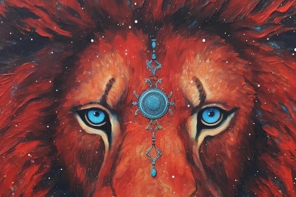 Lion eyes