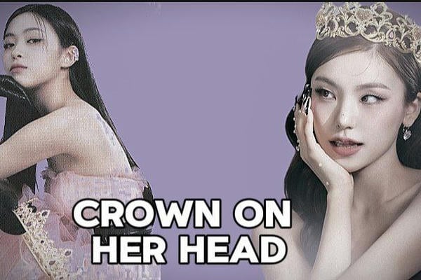 crown on her head.